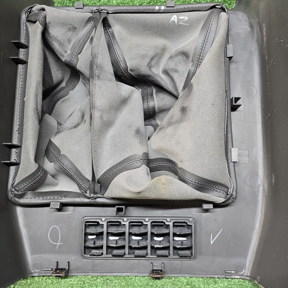 97 Isuzu Trooper Manual Shift Console Boot Gray Grey 4x4 Trim Bezel OEM - Image 4 of 4