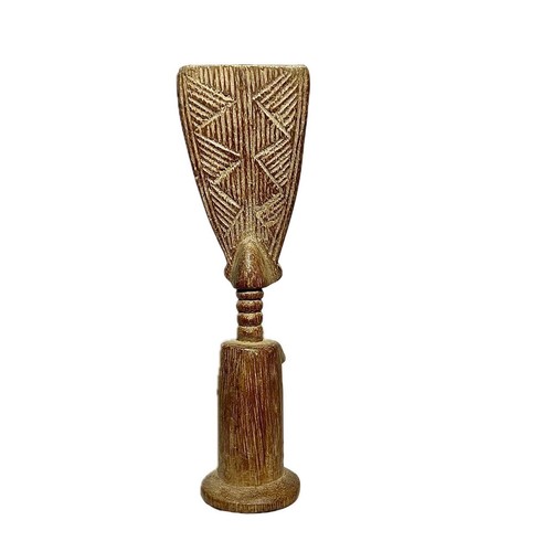 Bambole africane viso tribale legno mano Ashanti bambole fertilità-628 - Foto 5 di 24