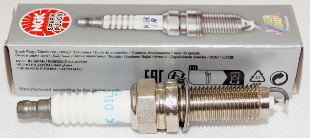 Genuine NGK 90074 Spark Plug - Laser Iridium DILZKR7A11DS for Honda Pilot