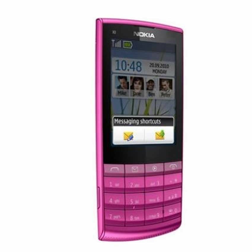ノキア Nokia X3-02 Wifi 3G Original Nokia X3-02 TouchScreen WIFI MP3 5.0MP 3G FM Mobile