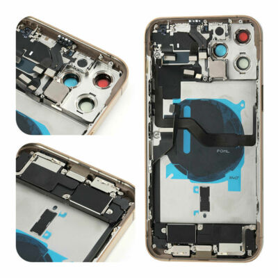 For iPhone 12 Pro Max Back Cover Housing Glass Battery Door