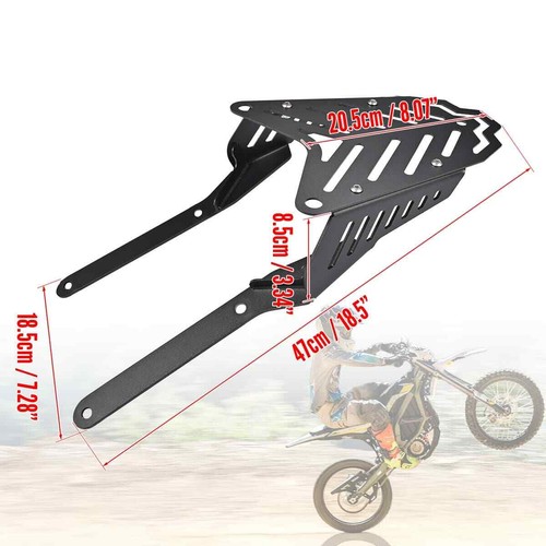 For Sur Ron Ultra Bee 2023+ A3 STEEL REAR TOP BOX BRACKET RACK LUGGAGE PLATE KIT - Picture 2 of 11