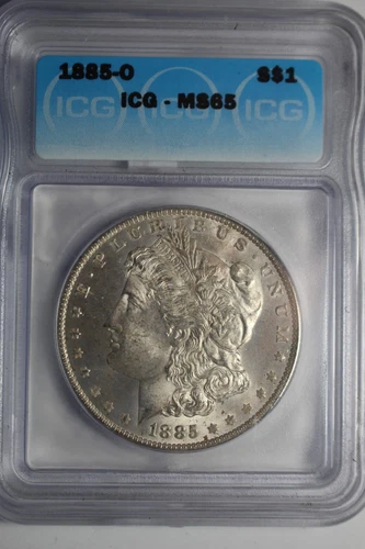 1885 O Morgan Silver Dollar MS65 ICG