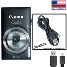 Canon PowerShot ELPH 115 is Digital Camera USB Cable Transfer Cord Replacement