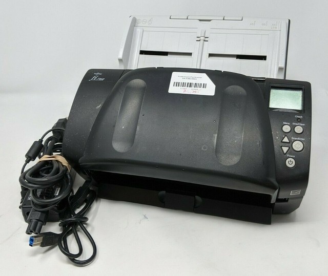 Fujitsu fi7160 Scanner w/ Power Adapter & 3.0 USB, 22K Scans eBay