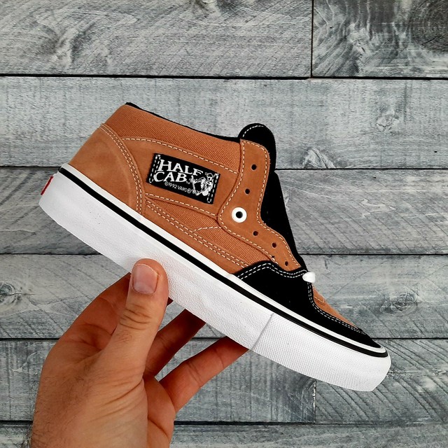 vans half cab orange