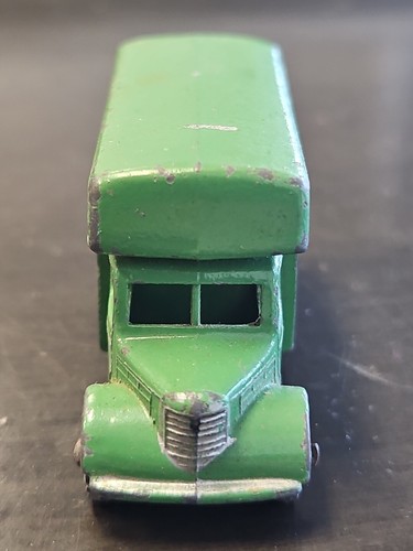 RARE VINTAGE GREEN CAR MATCHBOX Lesney England Delivery Moving Box Truck Diecast - Picture 2 of 8