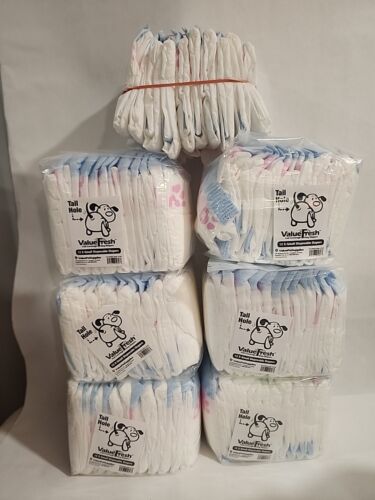 82ct Value Fresh Disposable Dog Female Diapers With Tail Hole