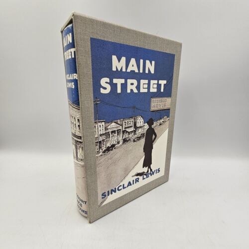Erstausgabe Bibliothek Sinclair Lewis MAIN STREET HC mit Schuber DJ Faksimile Buch - Bild 8 von 8