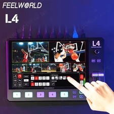 FEELWORLD L4 5-Channel HD Video Switcher 10.1" Touch SDI/HDMI Multi-Format Mixer