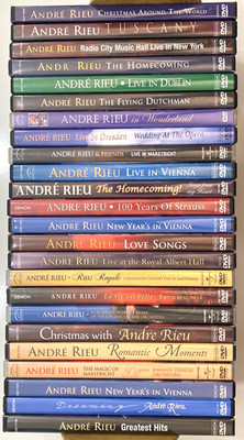 Andre Rieu DVD Lot of 24 Classic Music Concerts Around the World