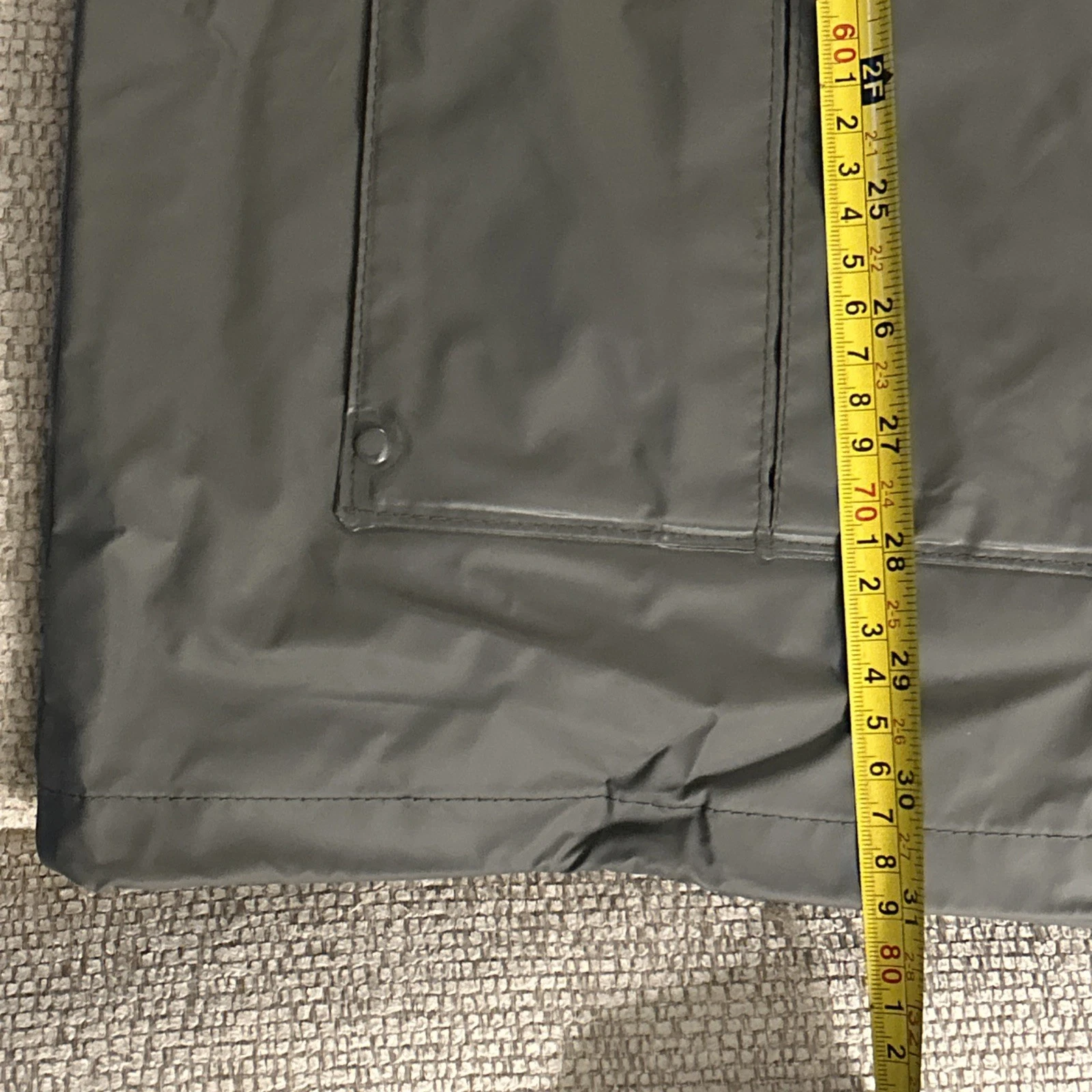Stearns Rain Jacket/Pants Mens Large Gray Hooded Dry Wear Waterproof PVC Nylon image 16
