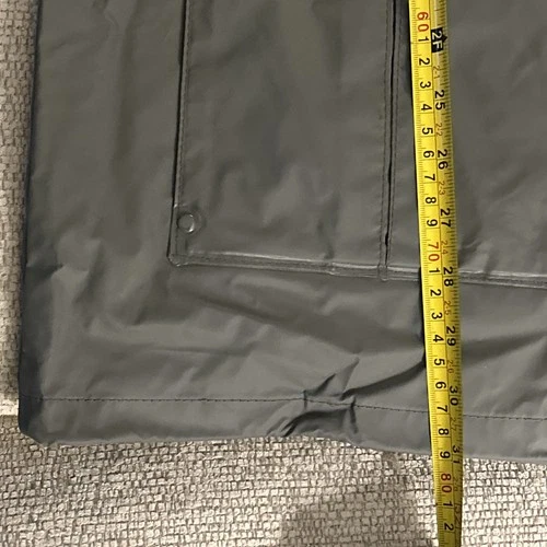 Stearns Rain Jacket/Pants Mens Large Gray Hooded Dry Wear Waterproof PVC Nylon image 16