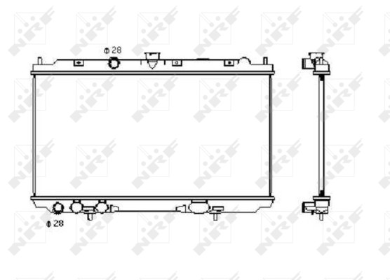 Nrf 53427 KüHler, MotorküHlung FüR Nissan-image