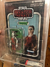 2012 Hasbro Star Wars Vintage Collection  AURRA SING  VC73 AFA 9.0  Unpunched