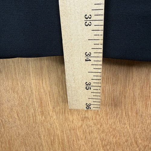 Jack Victor Suit Mens 44L Black 2 Button 100% Wool Canvas Pants 34x32 Pleated - Picture 5 of 22