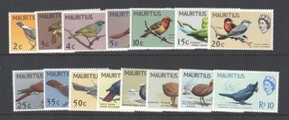 Mauritius 1965 Birds set MNH SG cat £85