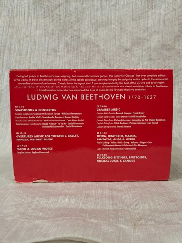 BEETHOVEN: The Complete Works Box Set 80 CD Collection Warner - Picture 3 of 4