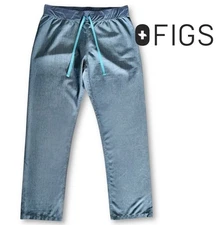 FIGS Technical Collection Straight Leg Scrub Pants T21003T Grey Women’s Size L/T