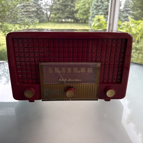 RCA Victor Model 5-X-564 Radio ca. 40er Jahre rot getestet funktioniert!