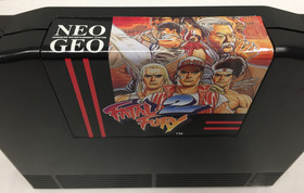 Fatal Fury 2 NEO GEO AES Fighting REPRINTED ART Neogeo US VERSION Tested WORKING
