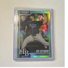 Topps 2022 Teal Foil Rookie Ian Seymour #165 Tampa Bay Rays