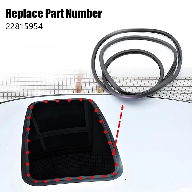 Sunroof Weatherstrip Seal Gasket For Chevrolet Silverado 1500 2500HD Suburban - Image 4 of 4