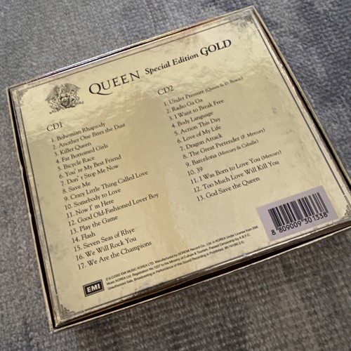 Queen –Special Edition Gold 2 CD Box Set Korea CD - Picture 3 of 11