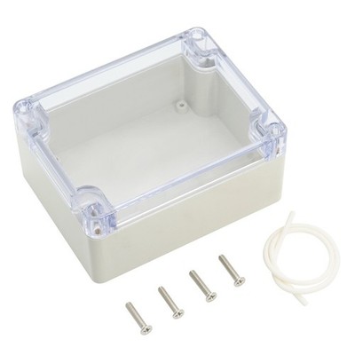 LeMotech ABS Plastic Junction Box, Dustproof 4.53'' x 3.54'' x 2.16'', Clear