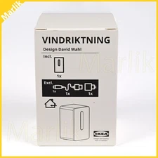 IKEA VINDRIKTNING Air quality Sensor/Particle Detector, White 3½×2×2", NEW