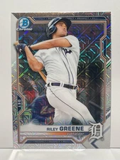 Riley Greene 2021 Bowman #BCP-4 Chrome Prospects Mojo Refractor