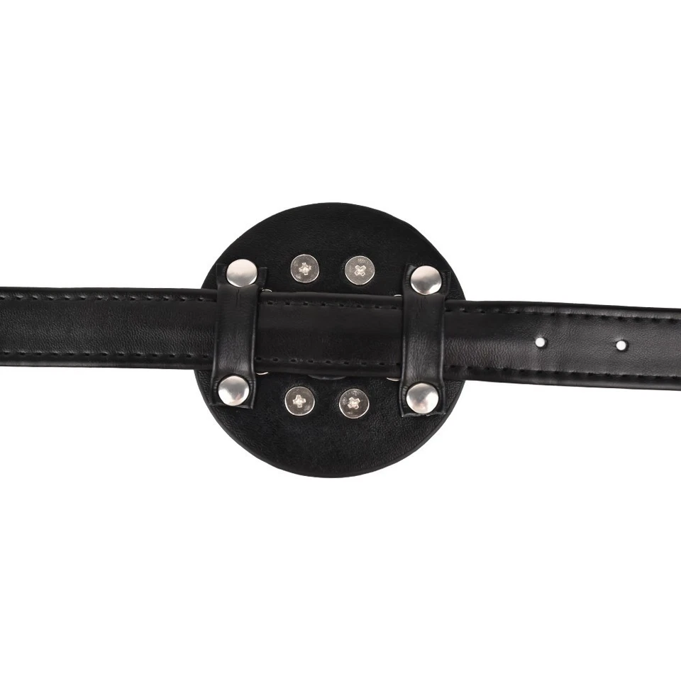 Arnés de cuero para el pecho cinturones sujetador BDSM juguetes correa ajustable para mujer restringido Foto 3 de 4