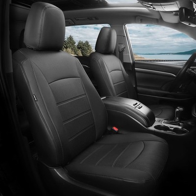Toyota Highlander 2014-19, Seat Covers Full Set 3rd Row 7 Seats With Captain s