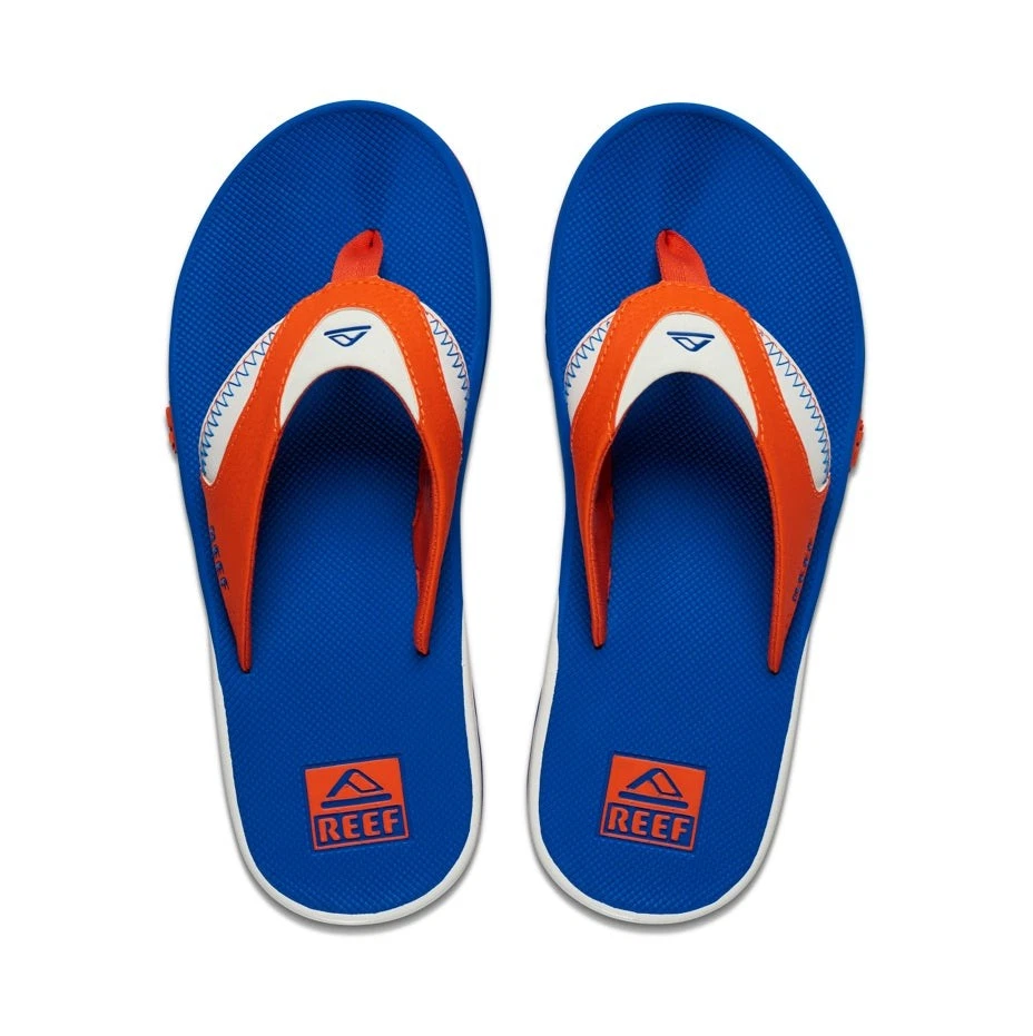Reef Fanning Pregame Men's Flip Flops Orange/Blue NEW