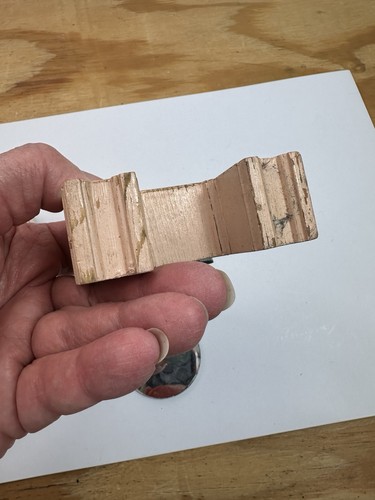 Juego de tocador de cama de dormitorio Strombecker muebles de madera para casa de muñecas 1:16 rosa vintage - Imagen 14 de 17