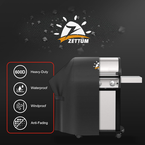 Copertura Barbecue Da 132 Cm, 7106 Copri in PU per BBQ Weber Spirit Serie 300, O - Foto 3 di 12