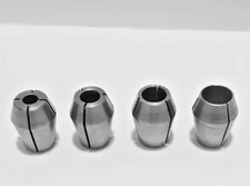 4pc set Z COLLETS 3/4, 5/8, 9/16, 19/32 UNIVERSAL ENGINEERING TREE MILL