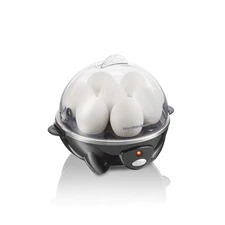 Hamilton Beach Egg Cooker, 3-in-1, Holds 7, Black, Omelet & Steamer
