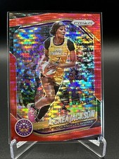 2025 WNBA Prizm Rickea Jackson, Los Angeles Sparks Red Pulsar /299