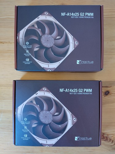 Noctua NF-A14x25 G2 PWM - 2 Stück - NEU - PC-Lüfter, CPU-Lüfter, Gehäuselüfter - Afbeelding 2 van 5