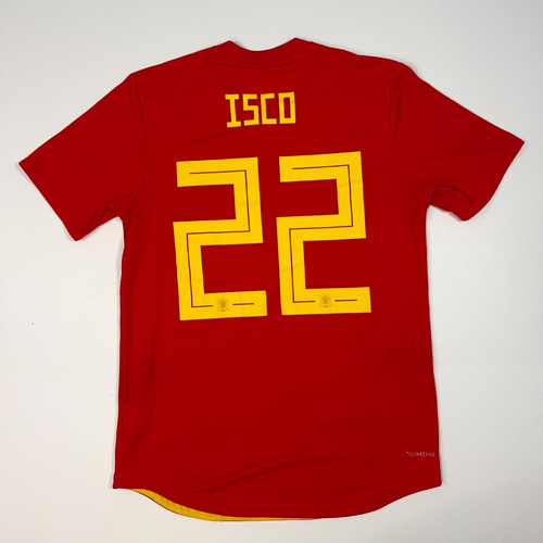Camiseta Adidas España 2018 Mundial Casa Hombre Talla M #22 Isco Fútbol Fútbol - Imagen 2 de 7