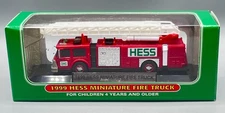 Hess 2002 Miniature Hess Fire Truck OIL & GAS COLLECTIBLE 5.5" NEW