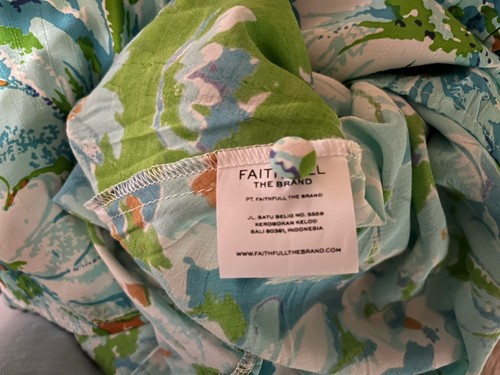 FAITHFULL THE BRAND Beline Midi Gardone Floral Dress Women’s size Small/4 - Picture 7 of 10