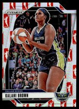 2024-25 Panini Prizm WNBA Logo Prizm Kalani Brown Dallas Wings #29