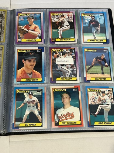 1986 1987 1988 1989 1990 Topps Complete Team Sets: Baltimore Orioles Cal Ripken - Picture 16 of 17