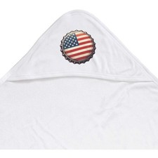 'United States Bottle Cap' Baby Hooded Towel (HT00045302)