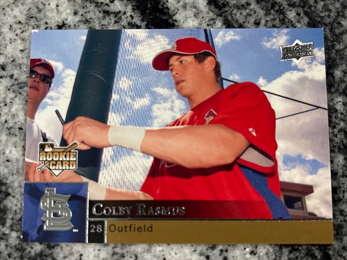 Colby Rasmus 2009 UD Rookie Card & 2009 UD X Rookie & 2009 Topps Rookie Card - Picture 2 of 7