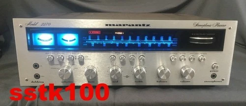VINTAGE  MARANTZ RECEIVER 2270 AM/FM stereo, serviced and repaired, & manual