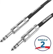Gator Cableworks Backline Series Balanced Patch Cable (2 Pack) - 2 feet