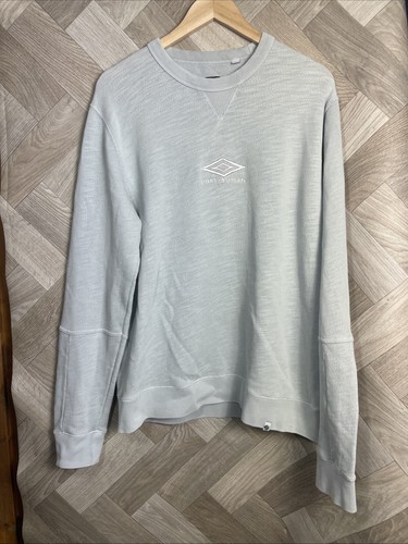 Pretty Green X Umbro Pullover hellblau Sweatshirt Pulli Drill | Large
